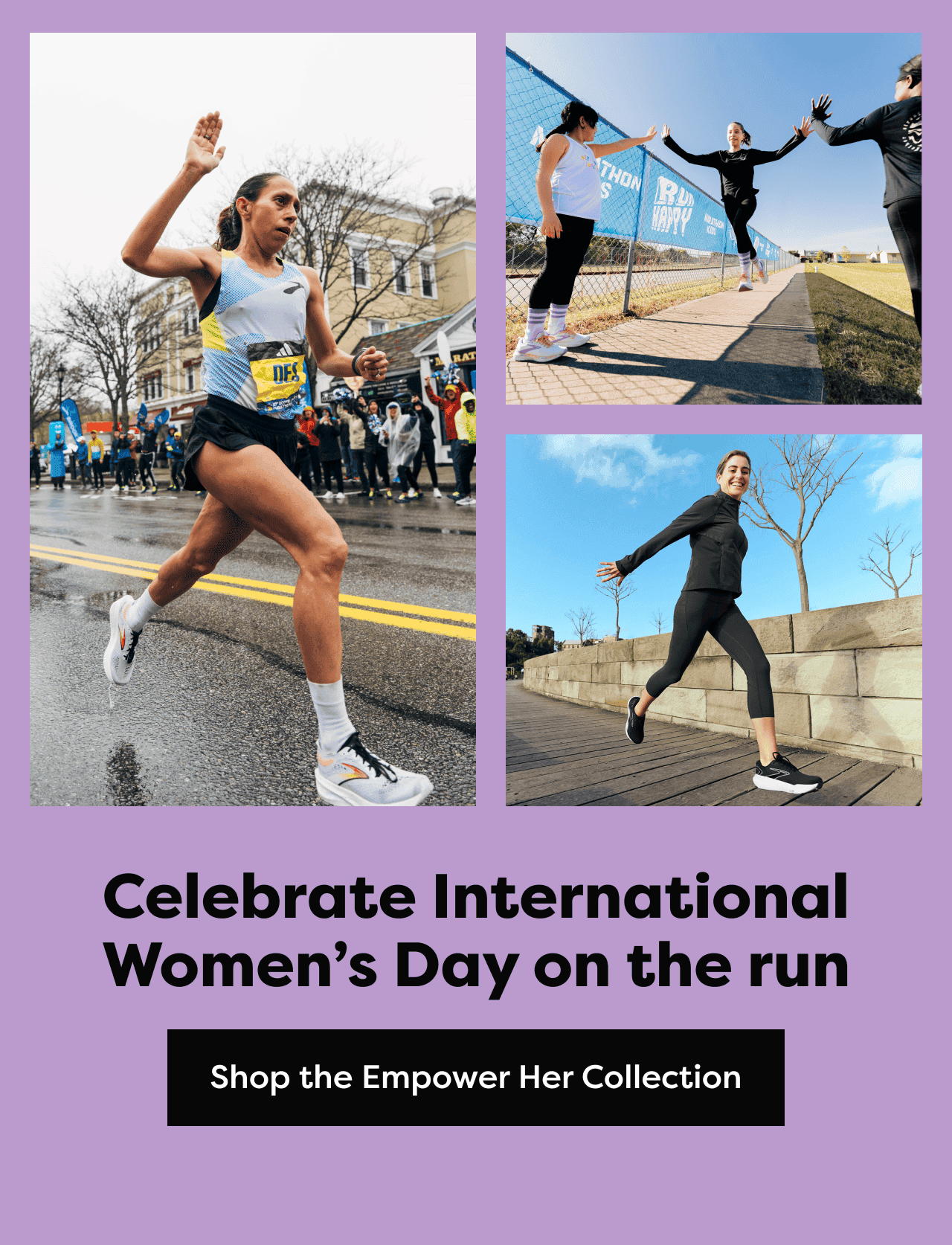 Celebrate International Women's Day on the run | Shop the Empower Her Collection