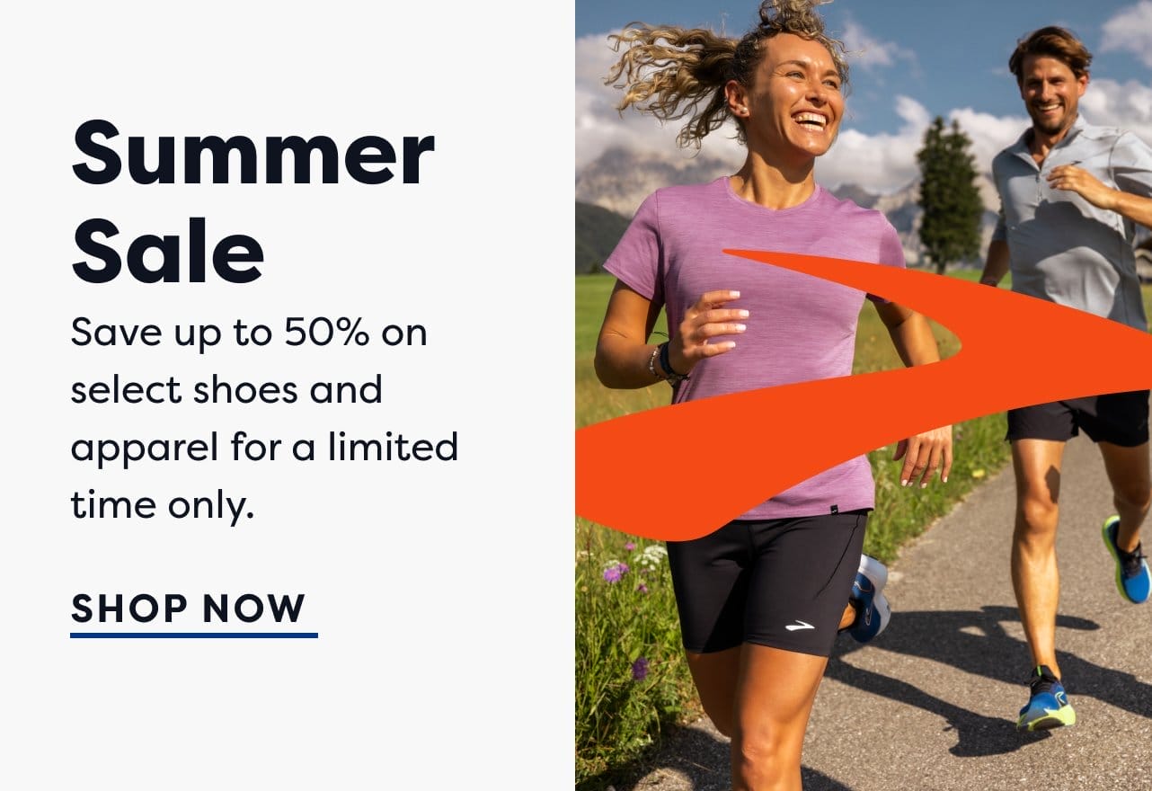 Summer Sale | Save up to 50% on select shoes and apparel for a limited time only. | Shop now