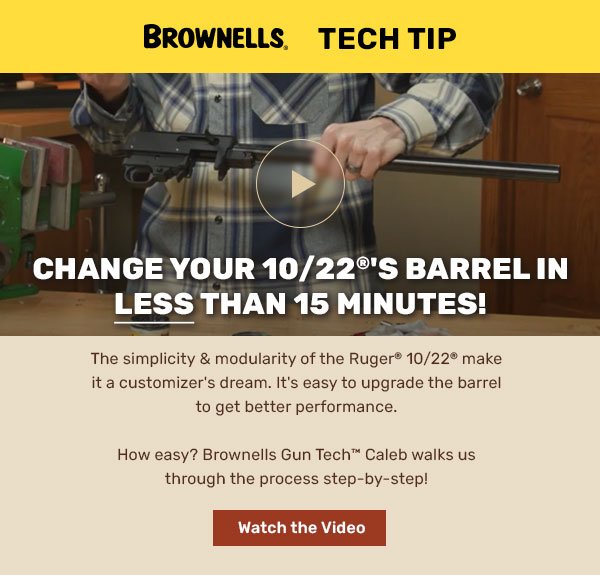 Change a 10/22 barrel
