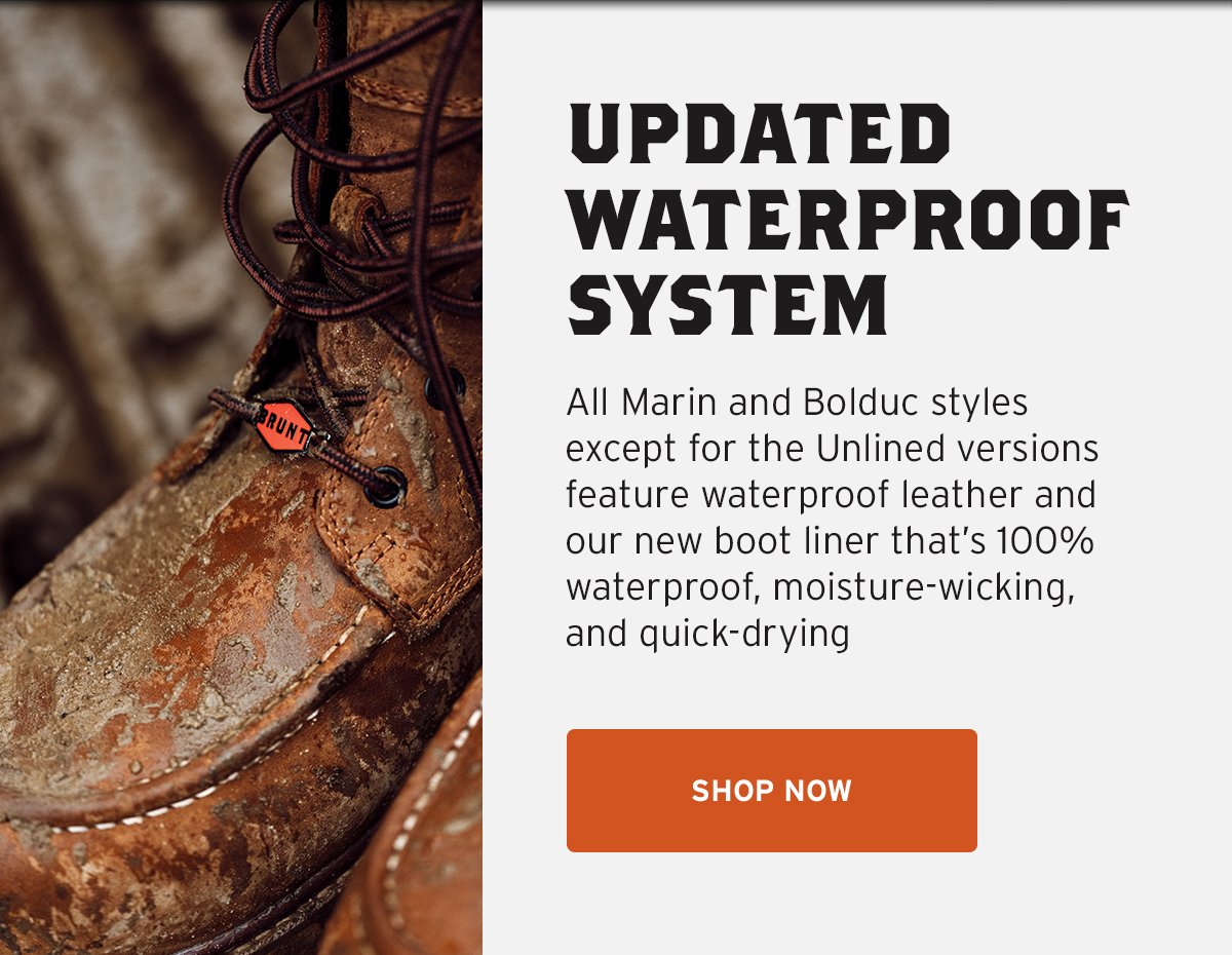 Updated Waterproof System