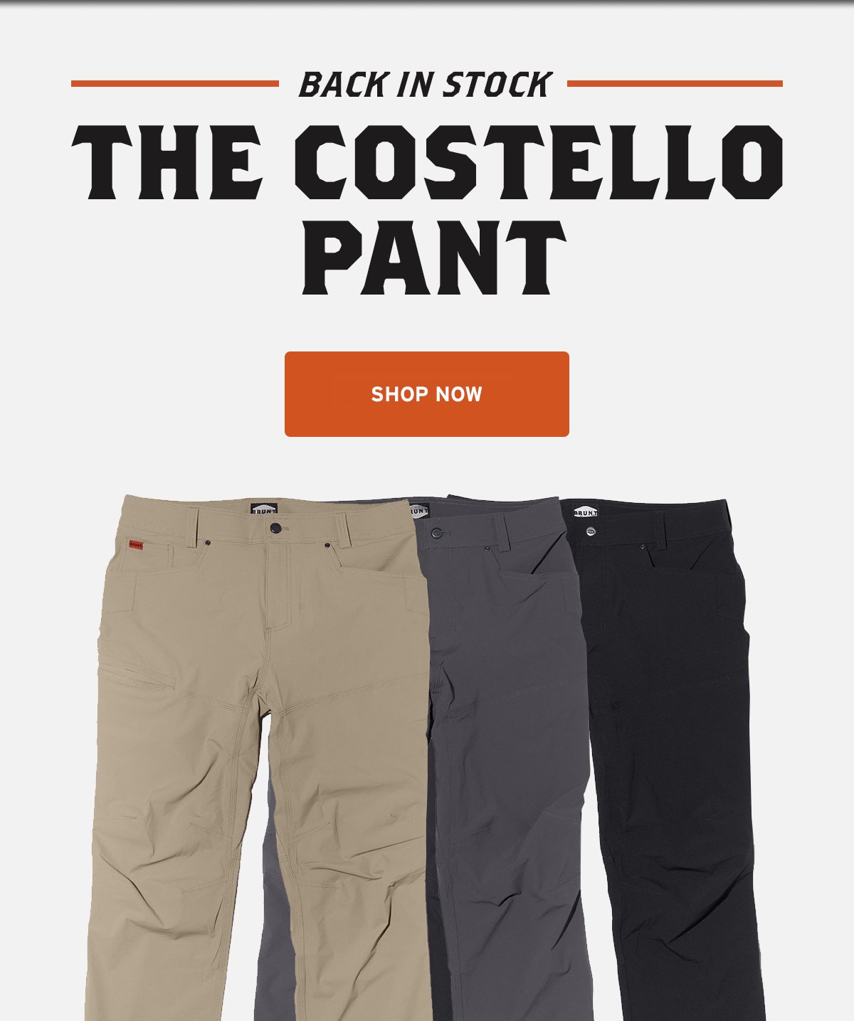 COSTELLO PANT BACK IN STOCK