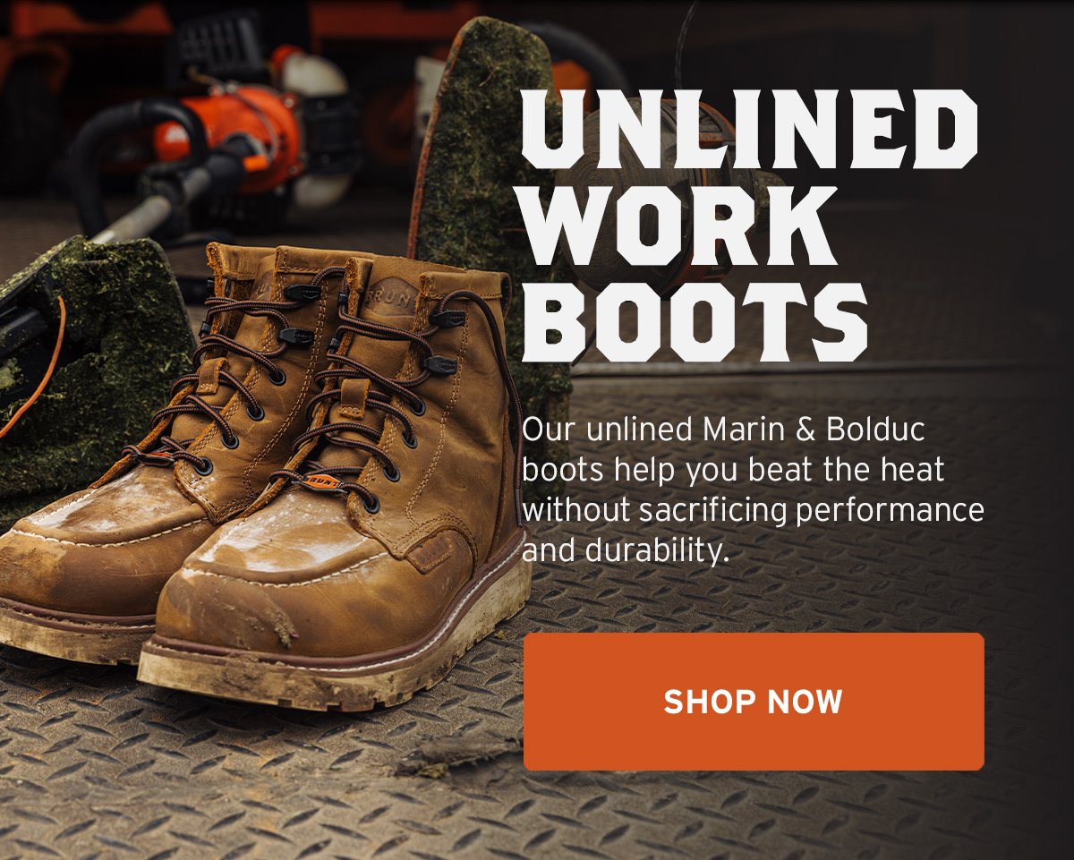Unlined Work Boots