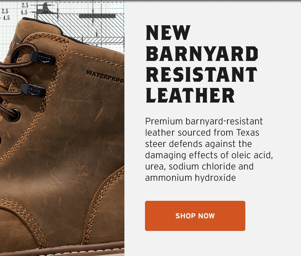 New Barnyard Resistant Leather