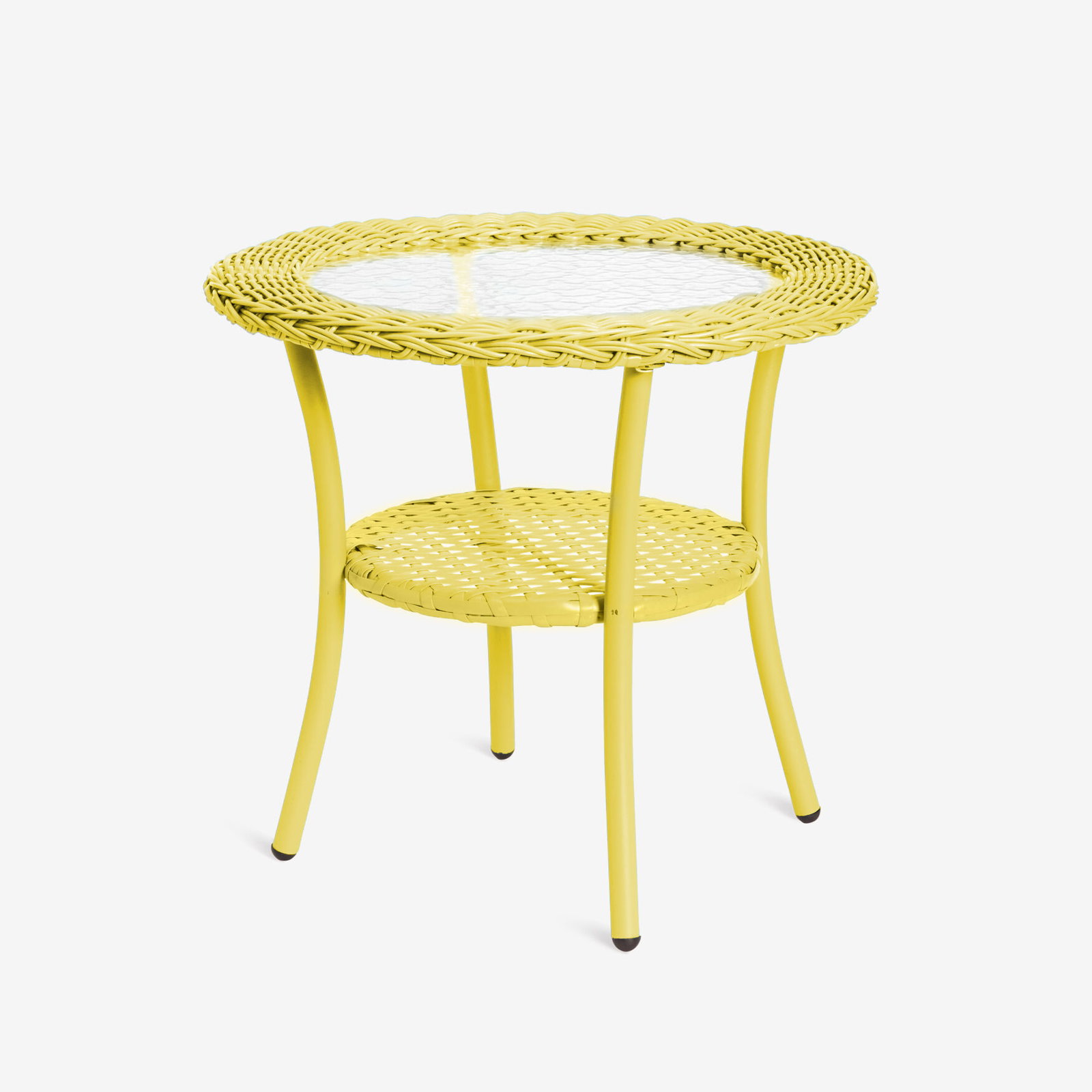 Roma AllWeather Wicker Side Table\ufeff