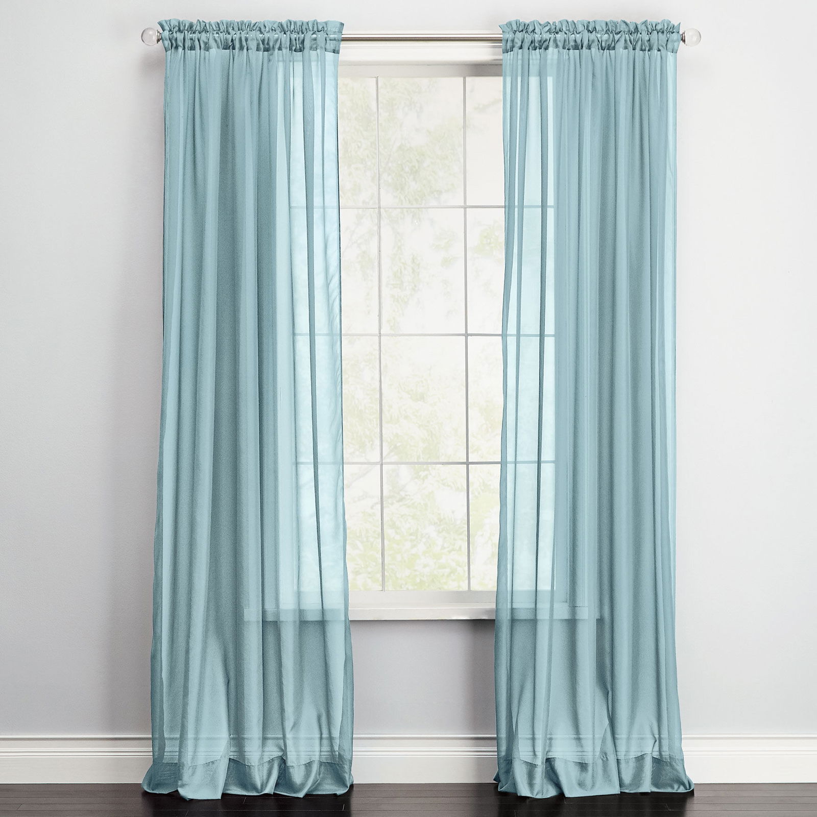 BH Studio Sheer Voile RodPocket Panel Pair\ufeff