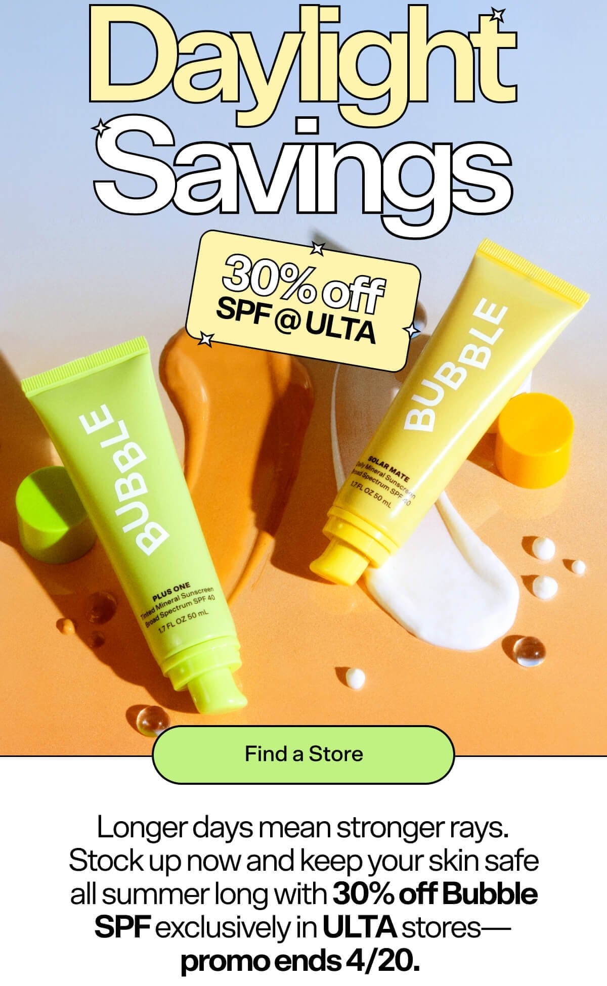 Daylight Savings 30% off at Ulta