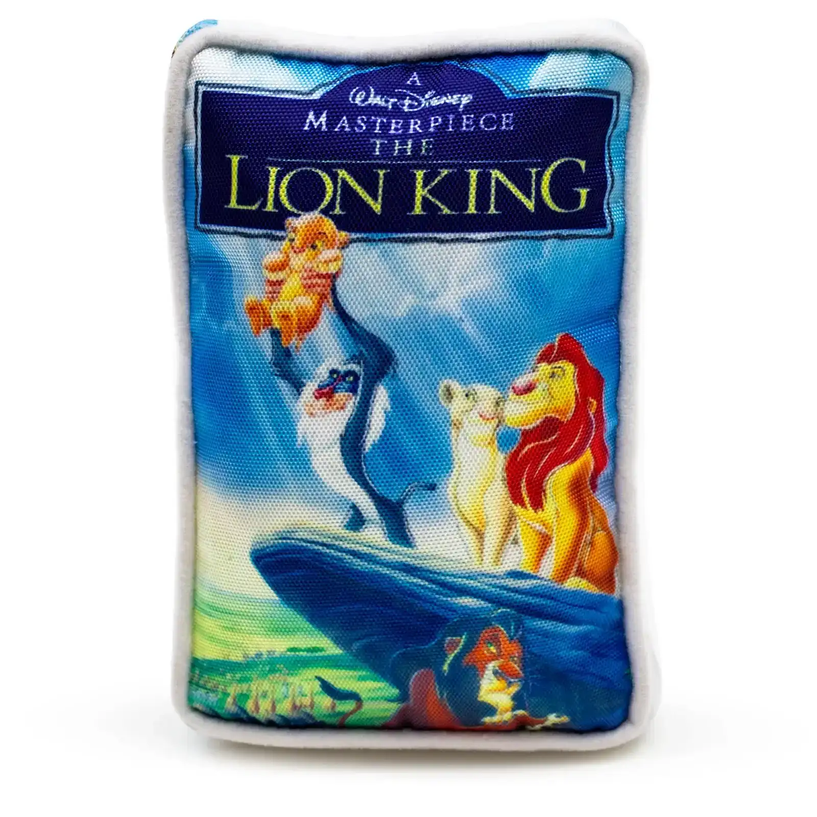 Image of Dog Toy Squeaker Plush - Disney The Lion King VHS Tape Replica