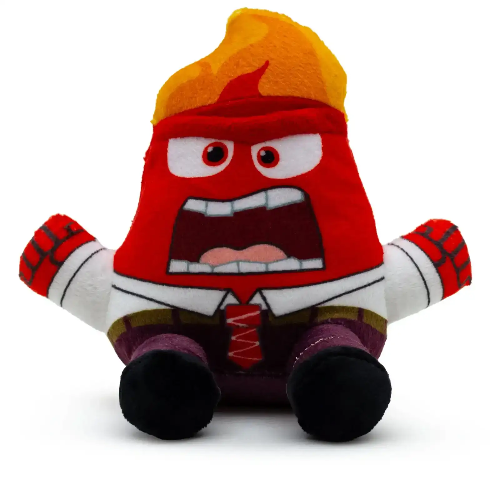 Image of Dog Toy Squeaker Plush - Inside Out Anger Full Body Sitting Pose