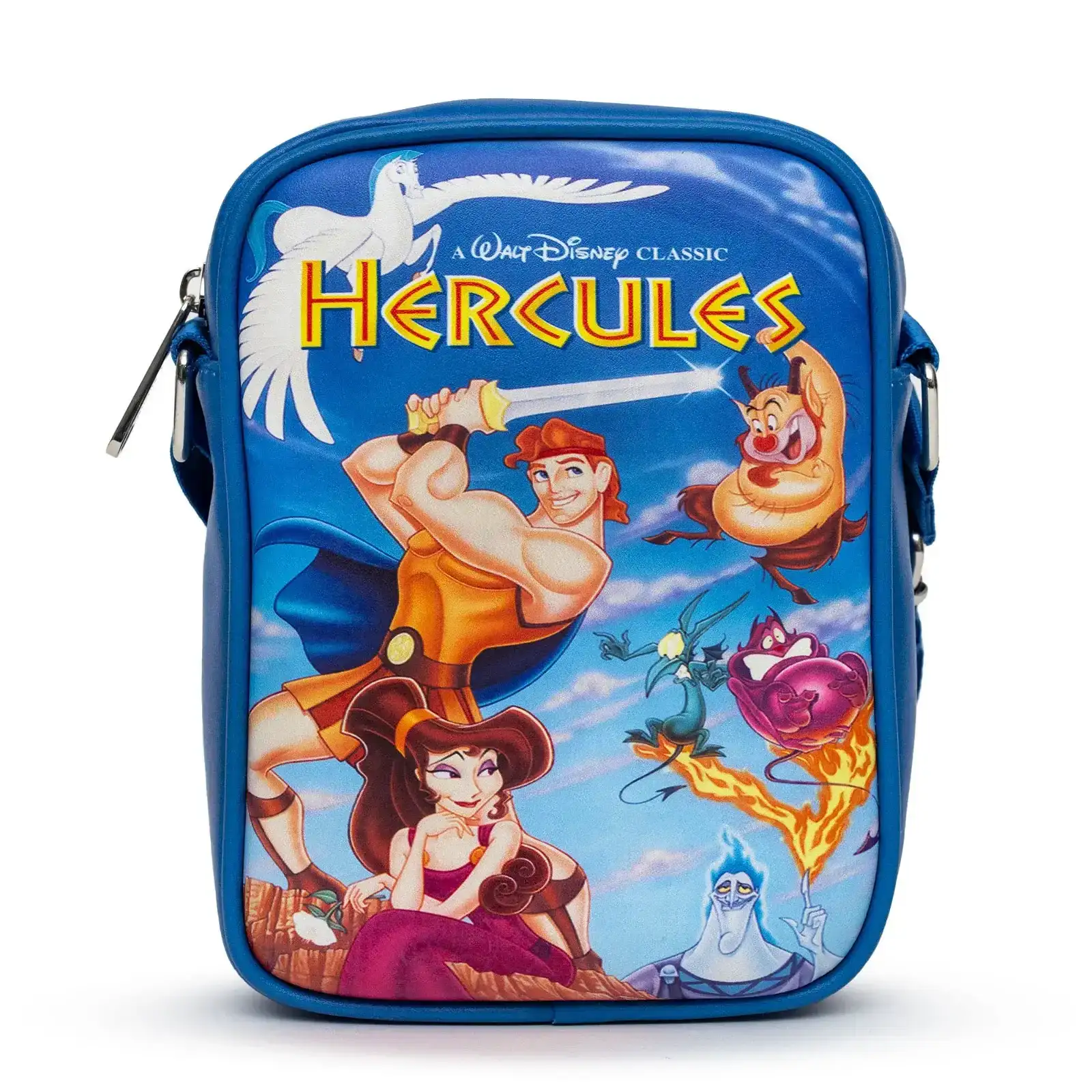 Image of Disney Bag, Cross Body, Hercules VHS Movie Box Replica, Vegan Leather
