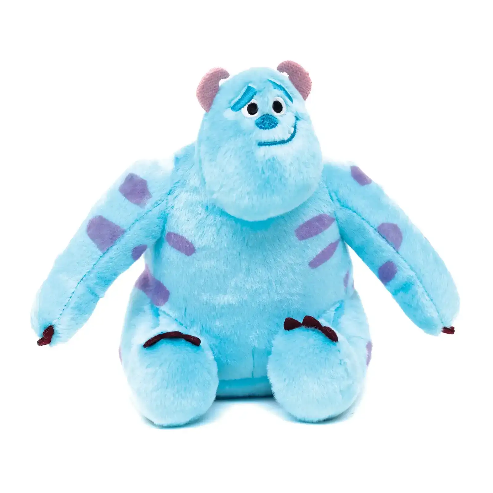 Image of Dog Toy Squeaker Plush - Monsters, Inc. Furry Sulley Full Body Sitting Pose