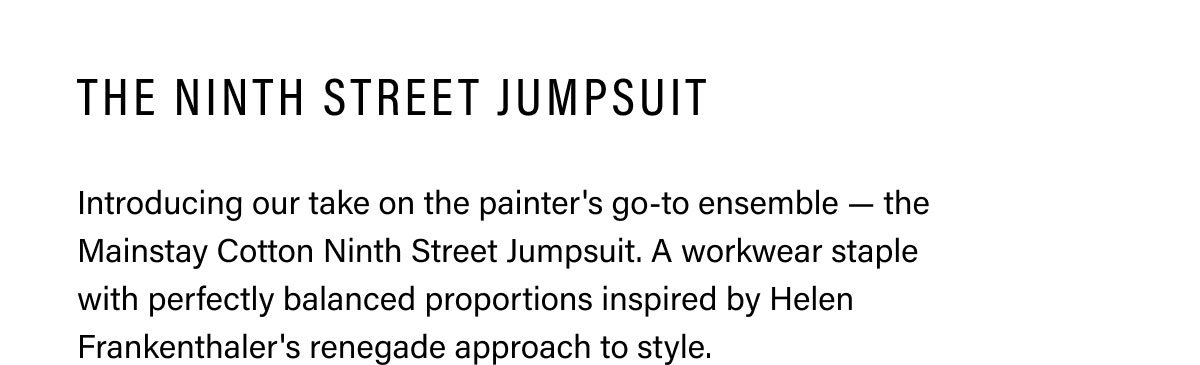 Ninth Street Jumpsuit