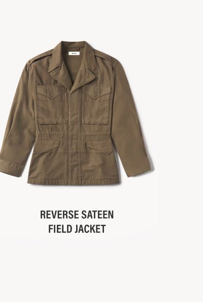 Reverse Sateen Field Jacket