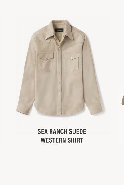 Sea Ranch Suede Western Shirt