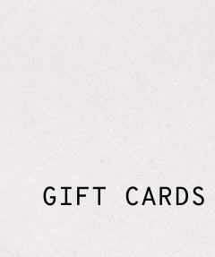 GIFT CARDS