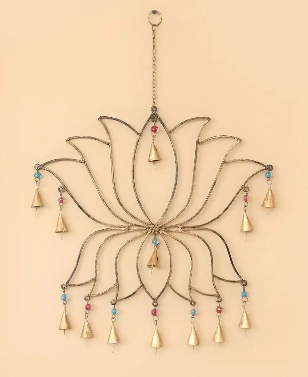 Image of Fair Trade Reflection Lotus Chime and Wall Art