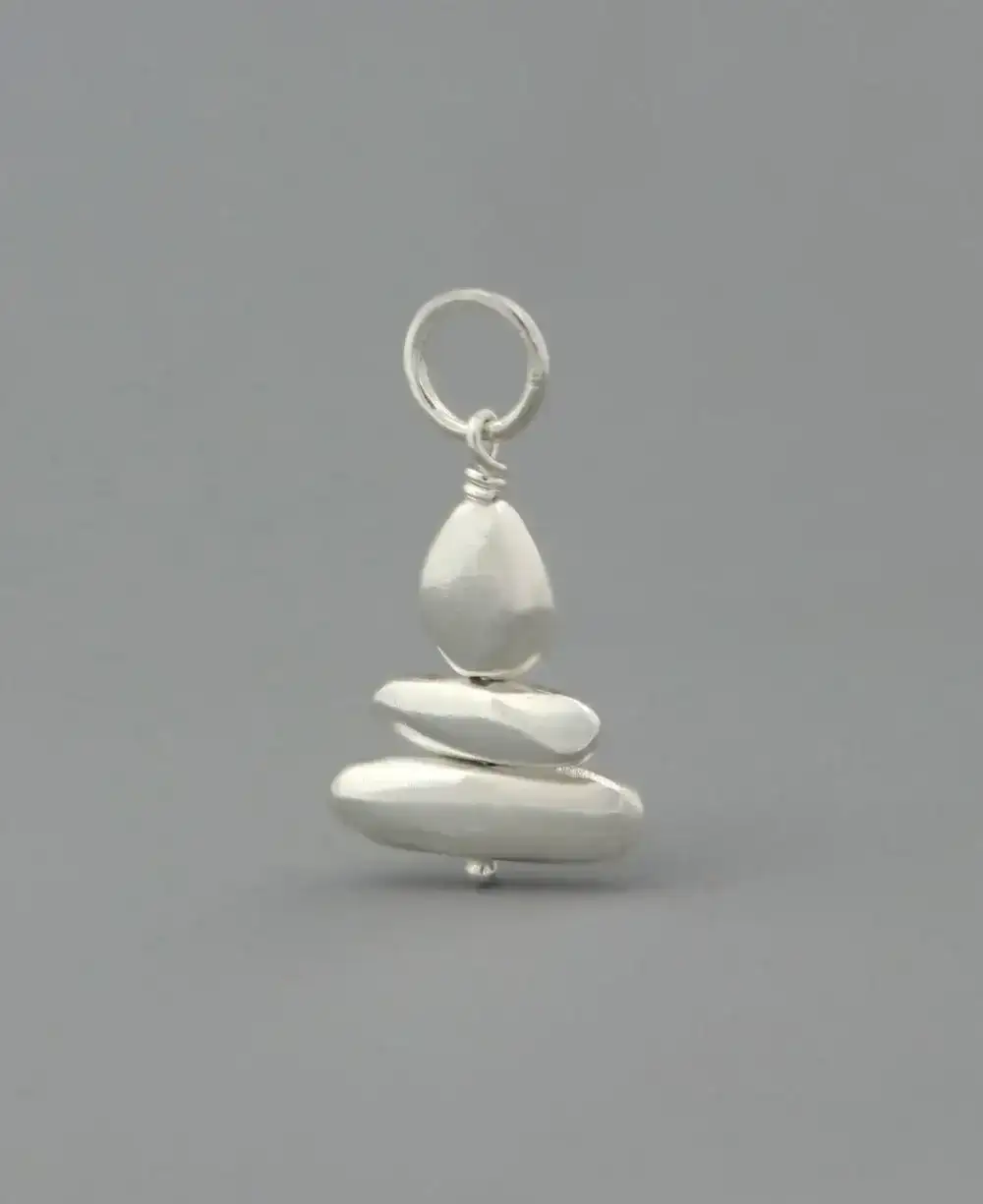 Image of Sterling Silver Zen Cairn Pendant