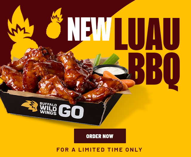 NEW LUAU BBQ | ORDER NOW | FOR A LIMITED TIME ONLY