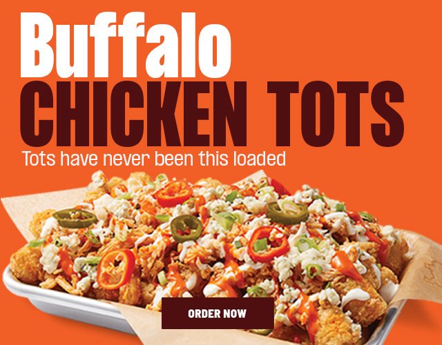 Buffalo CHICKEN TOTS | ORDER NOW