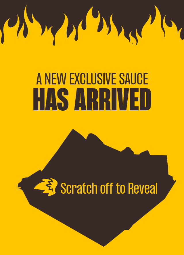 A NEW EXCLUSIVE SAUCE HAS ARRIVED | SCRATCH OFF TO REVIEW