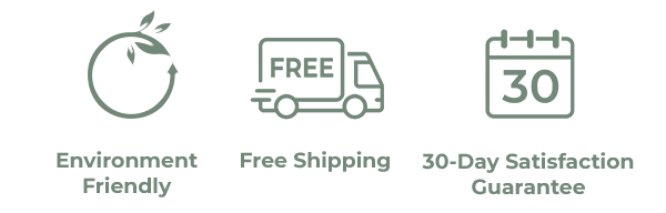 Environment Friendly | Free Shipping | 30-Day Satisfaction Guarantee