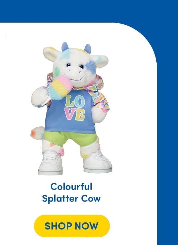 Colourful Splatter Cow | SHOP NOW