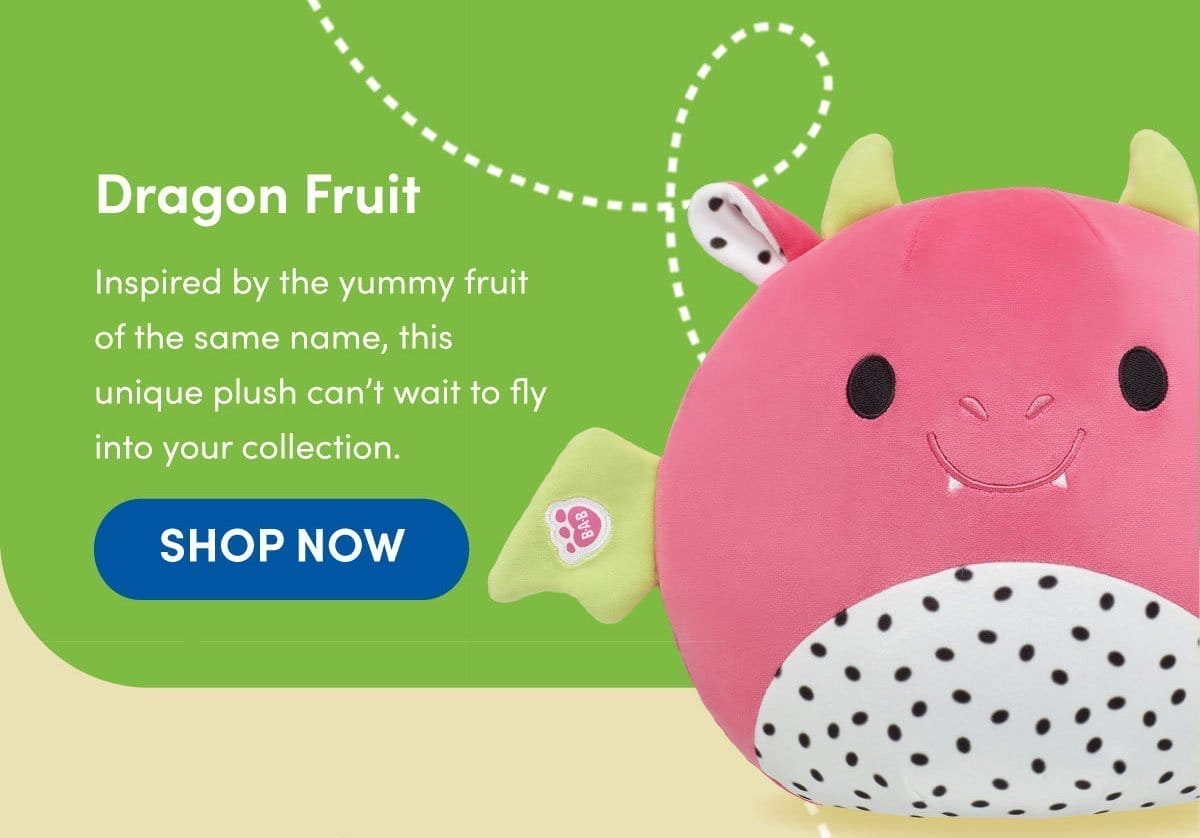 Dragon Fruit | Inspired by the yummy fruit of the same name, this unique plush can't wait to fly into your collection. | SHOP NOW