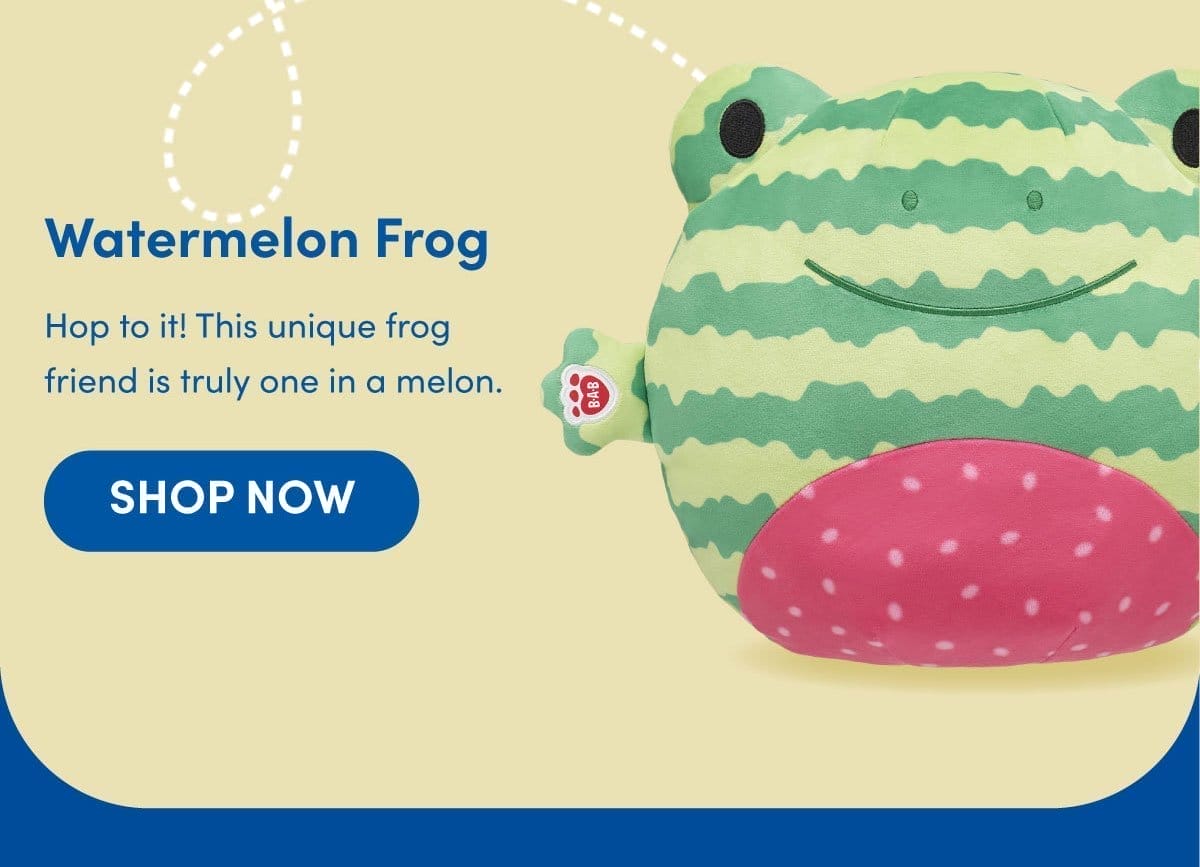 Watermelon Frog | Hop to it! This unique frog friend is truly one in a melon. | SHOP NOW