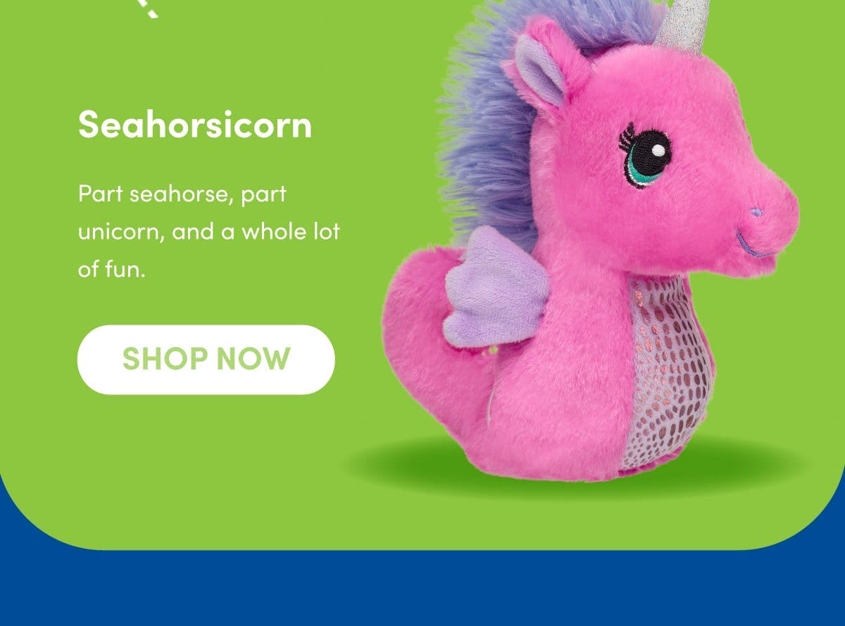 Seahorsicorn | Part seahorse, part unicorn, and a whole lot of fun. | SHOP NOW