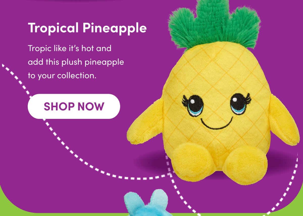 Tropical Pineapple | Tropic like it's hot and add this plush pineapple to your collection. | SHOP NOW