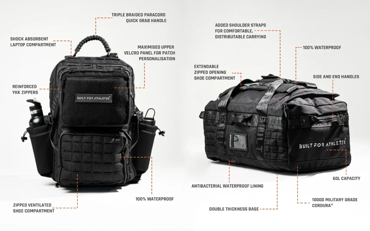 Key Features of the Pro Series Backpack & Pro Series Duffel