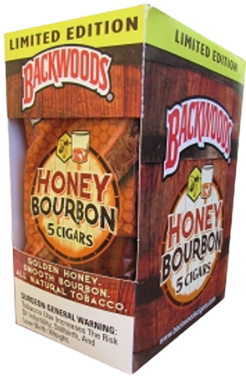 a box of backwoods honey bourbon cigars