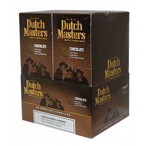 Image of Dutch Masters Cigarillos Palma Chocolate Foil 20 Pouches of 3