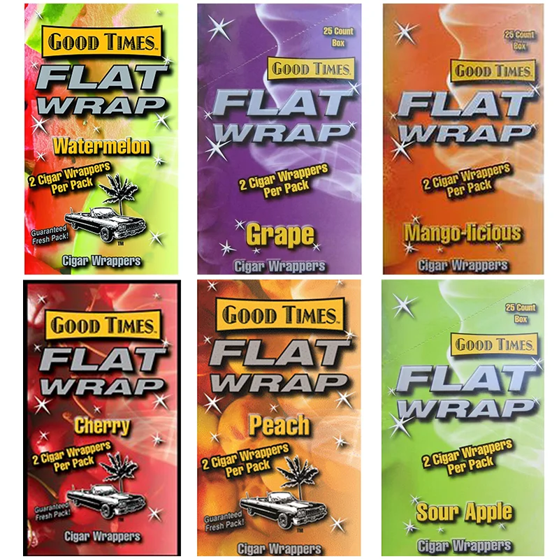 Image of Good Times Flat Wraps all Flavors 25/2ct