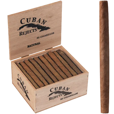 Image of Cuban Rejects Classic Cigarillos Natural 50 Ct. Box
