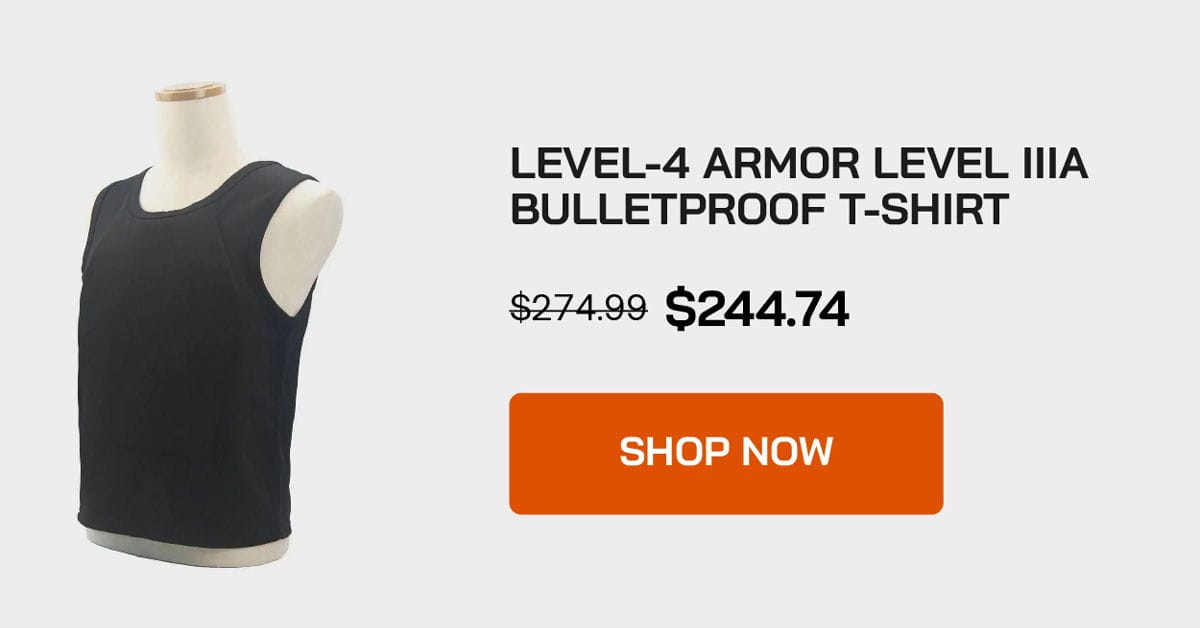 LEVEL-4 ARMOR LEVEL IIIA BULLETPROOF T-SHIRT