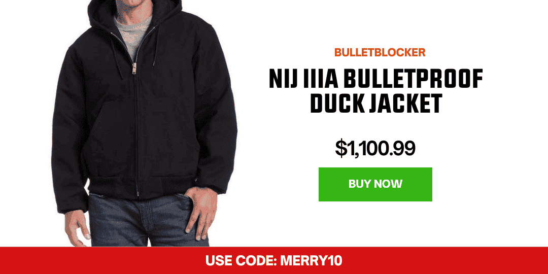 BULLETBLOCKER NIJ IIIA BULLETPROOF DUCK JACKET