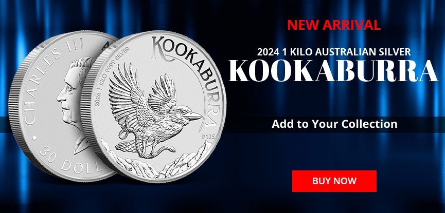 2024 1 Kil Australilan Silver Kookaburra Coin