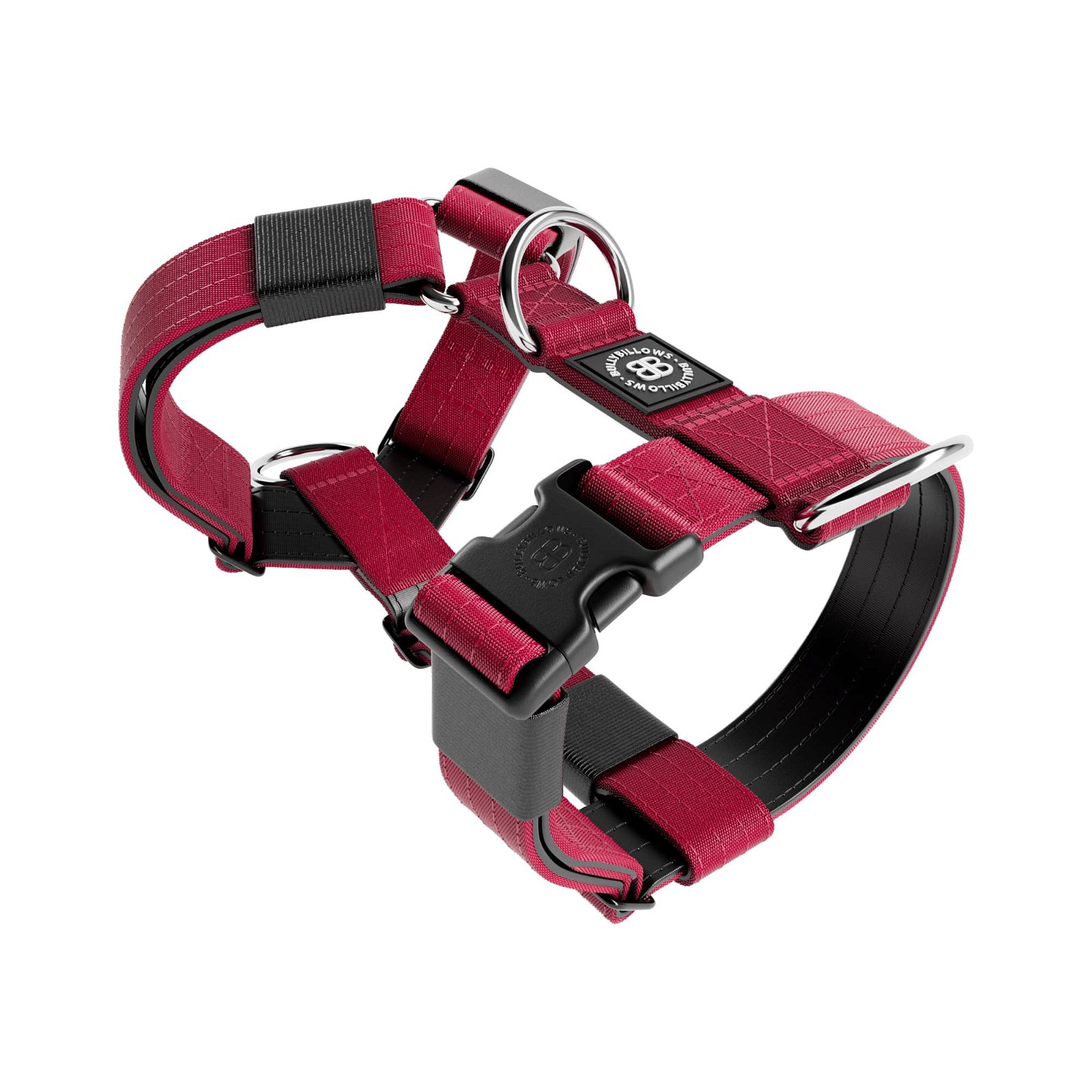 Image of TRI-Harness® | Anti-Pull, Adjustable & Durable - Dog Trainers Choice - Burgundy v2.0