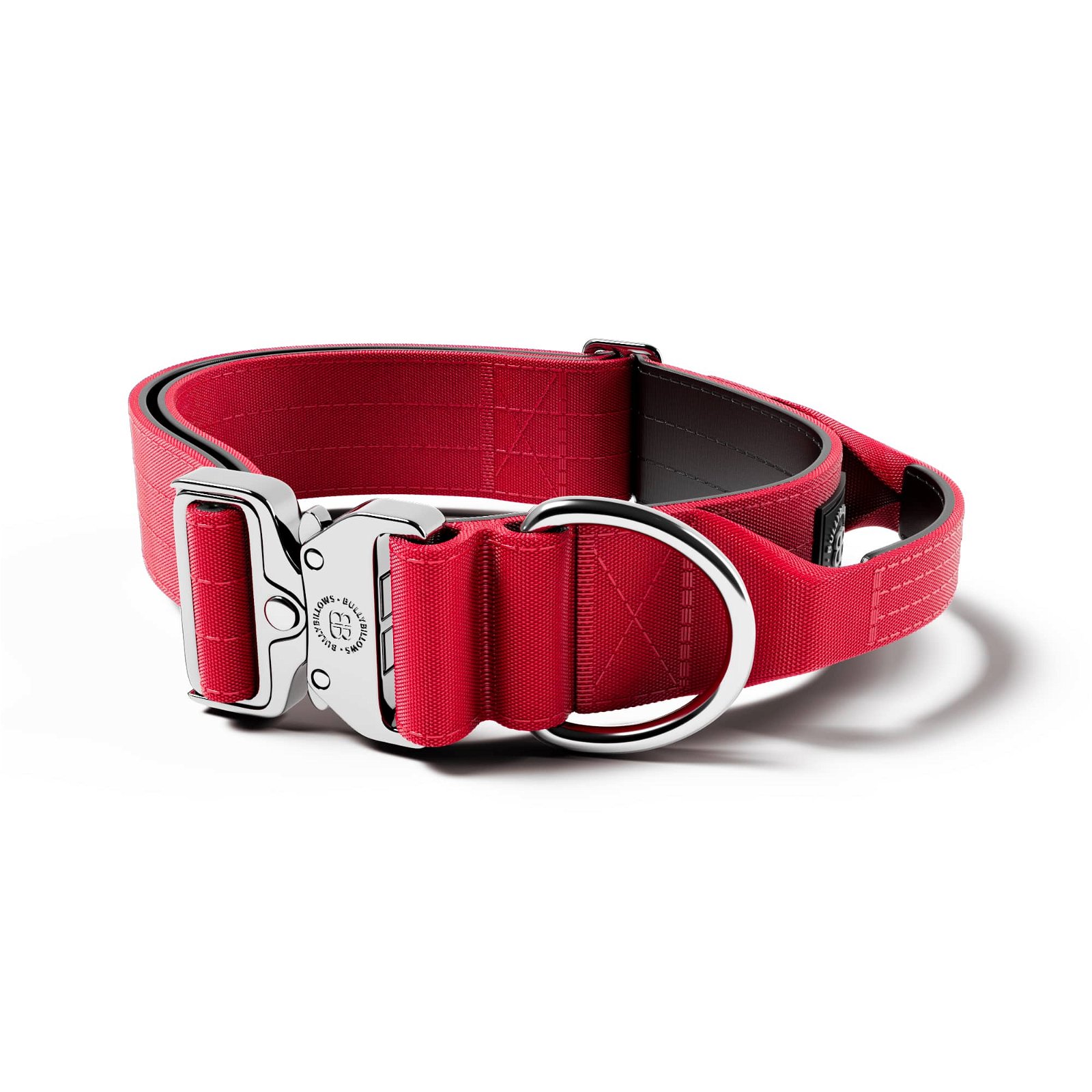 Image of 5cm Combat® Collar | With Handle & Rated Clip - PLATINUM Red v2.0