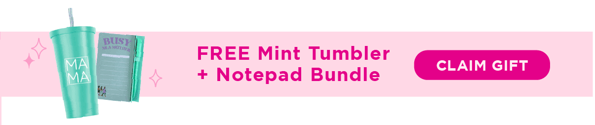 FREE Mint Tumbler + Notepad Bundle - CLAIM GIFT