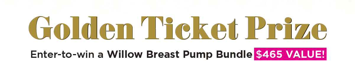 Golden Ticket Prize Willow Breast Pump Bundle \\$465 Value