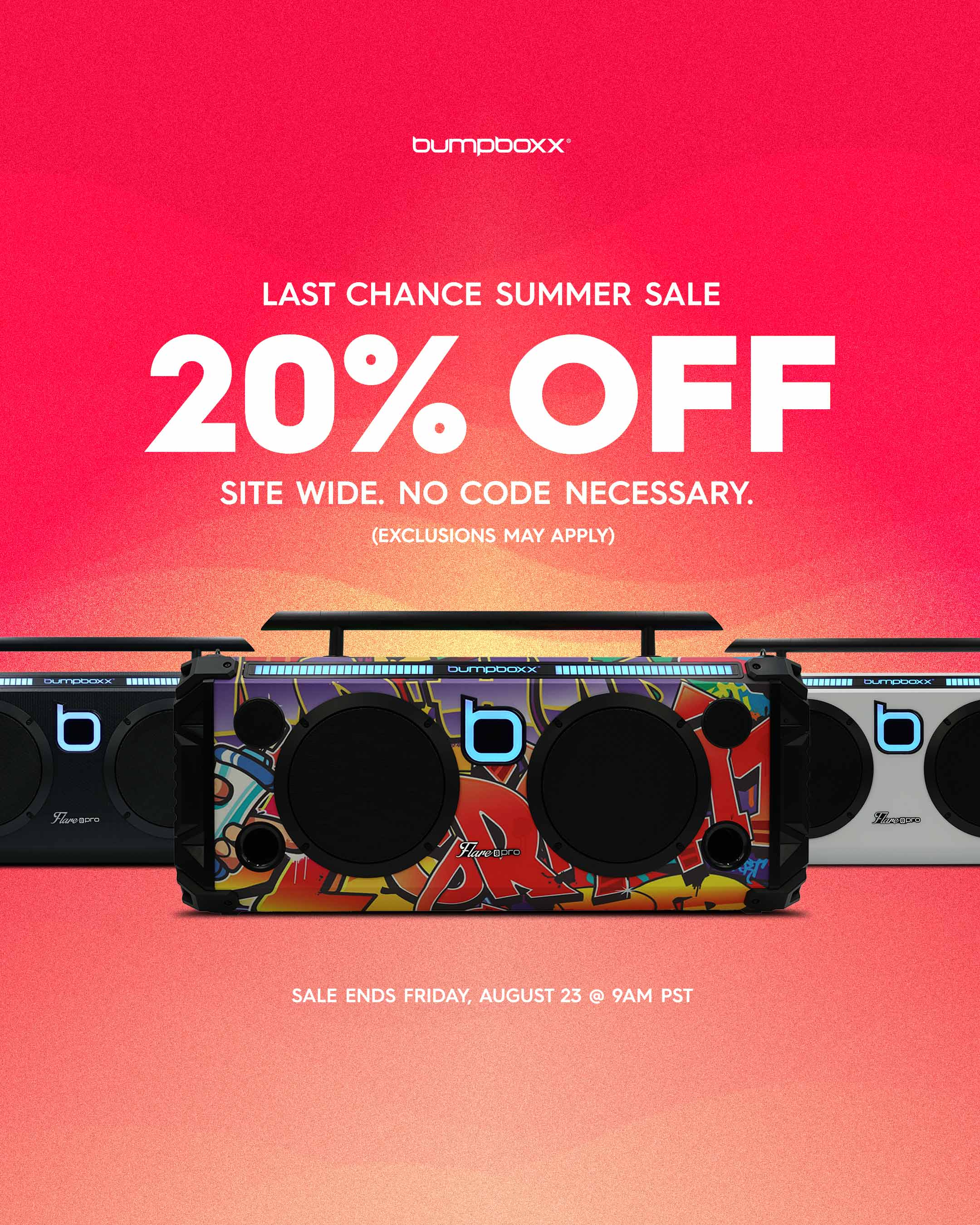 Bumpboxx Summer Sale