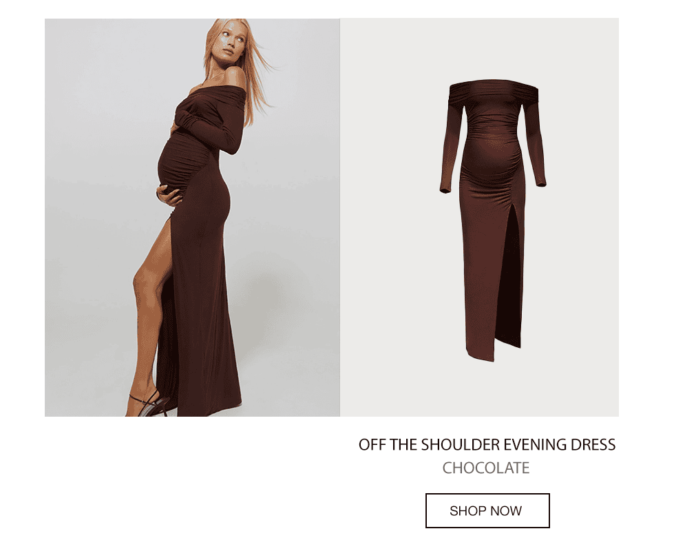 Shop The Off The Shoulder Evening Dress