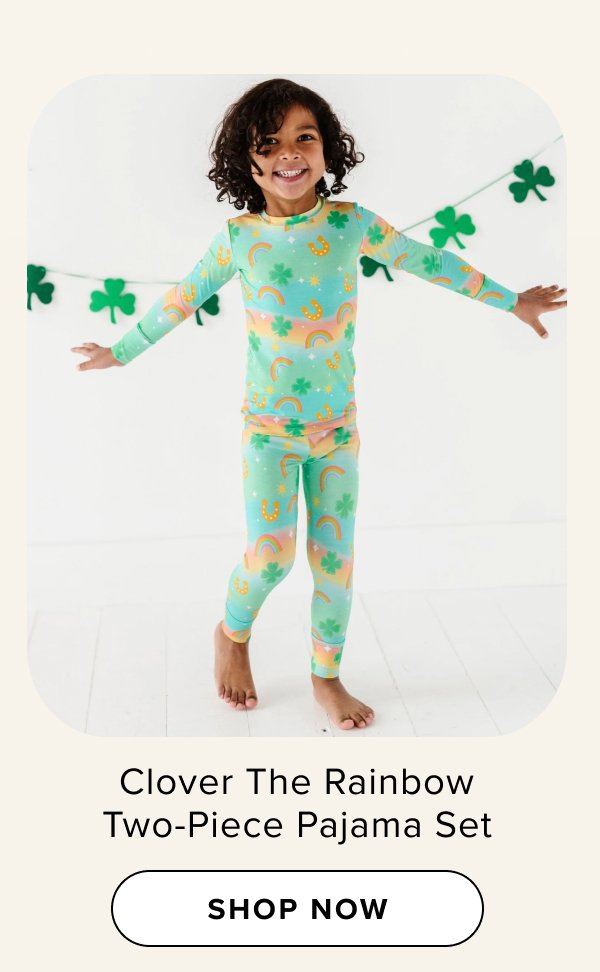 Clover The Rainbow Two-Piece Pajama Set