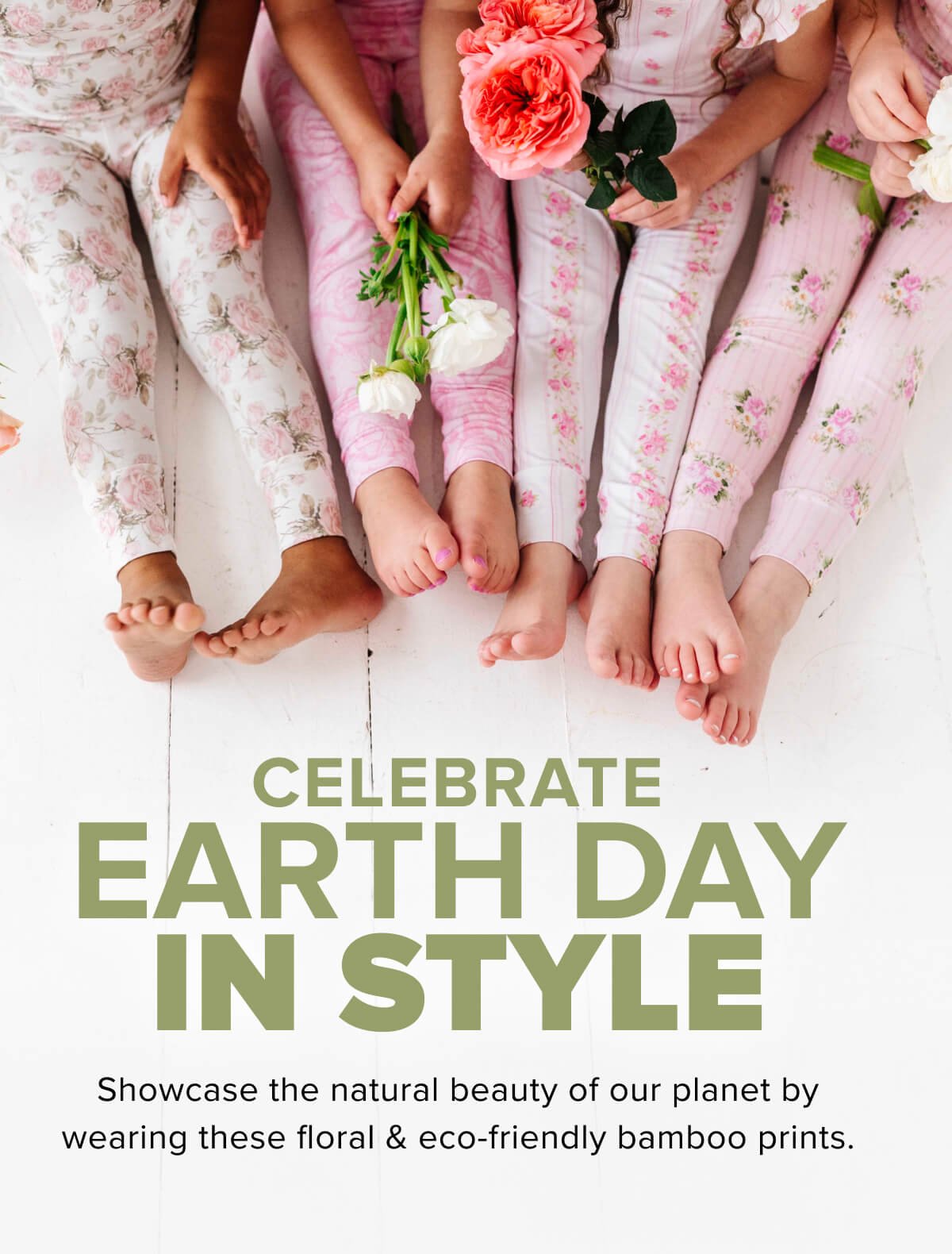 CELEBRATE EARTH DAY IN STYLE Showcase the natural beauty of our planet by wearing these floral & eco-friendly bamboo prints.