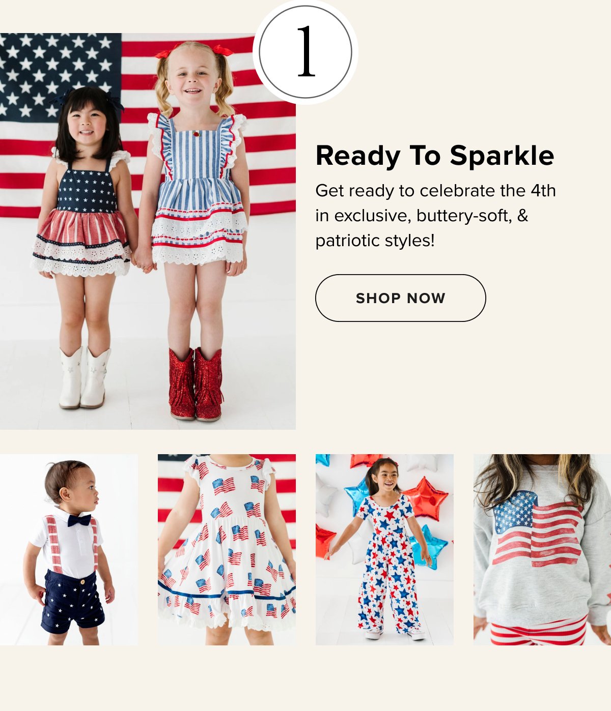 Ready To Sparkle Get ready to celebrate the 4th in exclusive, buttery-soft, & patriotic styles!