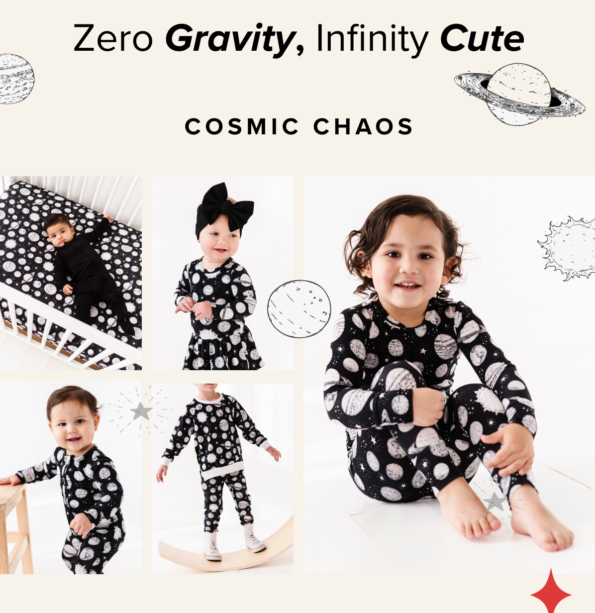 Zero Gravity, Infinity Cute Cosmic Chaos