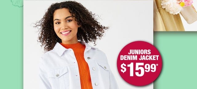 Junior denim jacket \\$15.99*