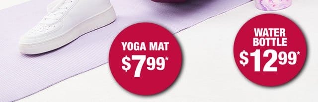 Yoga mat \\$7.99*