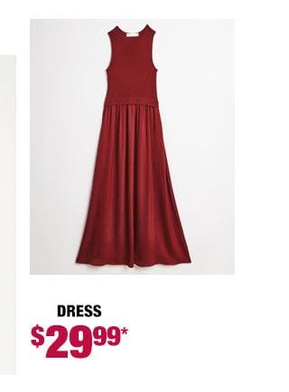 Dress \\$29.99*